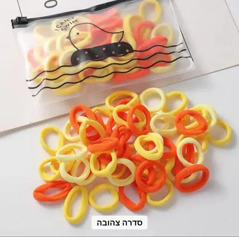 מארז גומיות בד קטנות לשיער