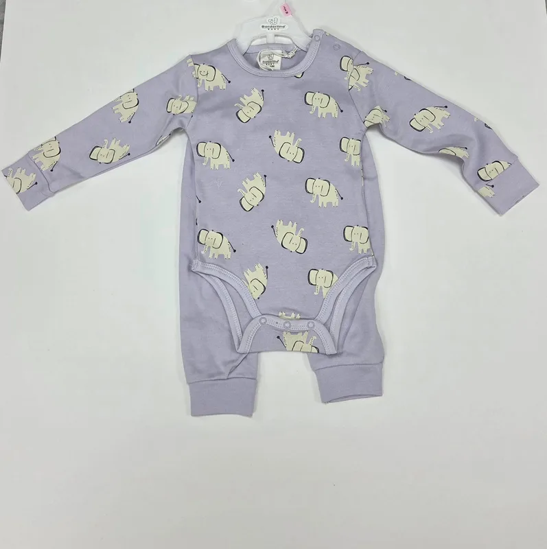 בגד גוף אינטרלוק + מכנס