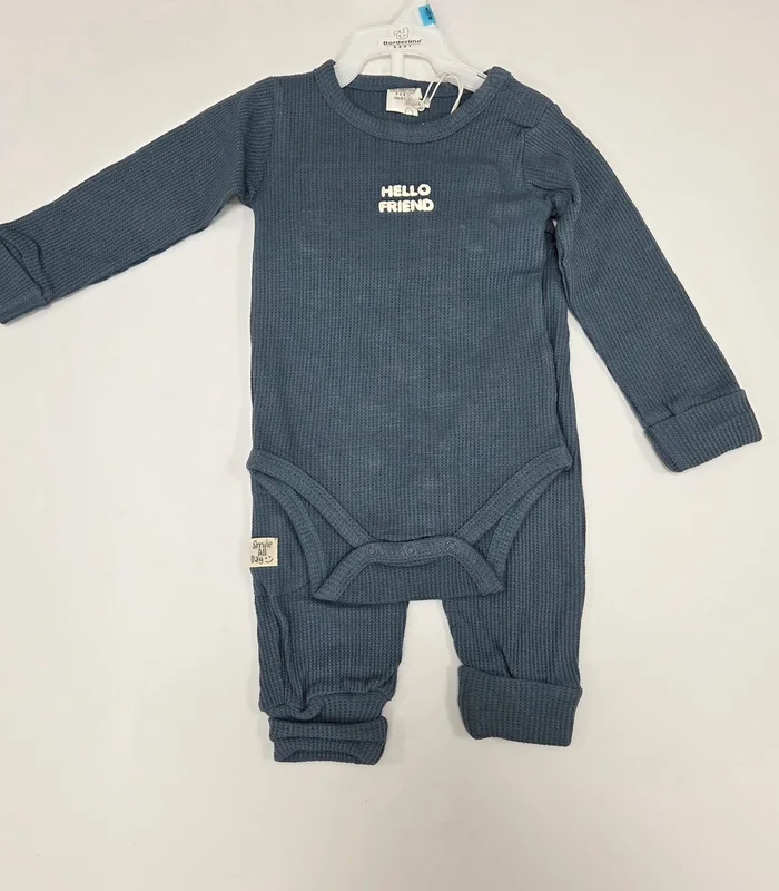 בגד גוף וופל + מכנס