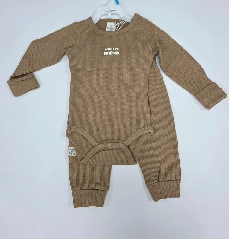 בגד גוף וופל + מכנס