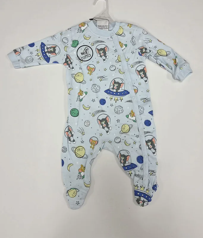 אוברול אינטרלוק עם רגלית