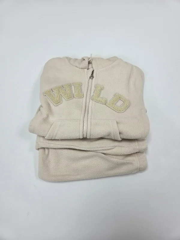 חליפת מיקרו פליז עם רוכסן - בנות