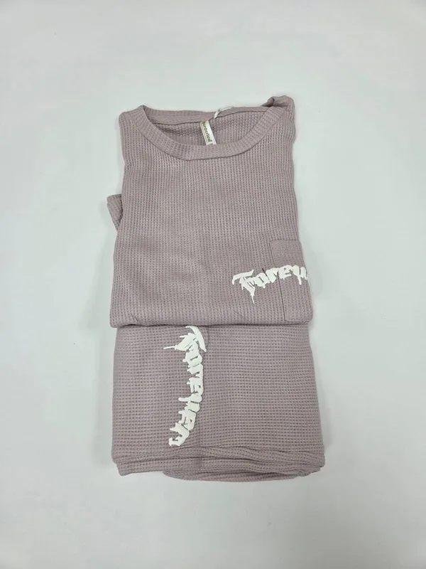 חליפת וופל ארוכה