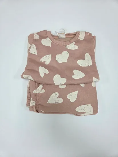 פיג'מת פוטר לבבות - תינוקת